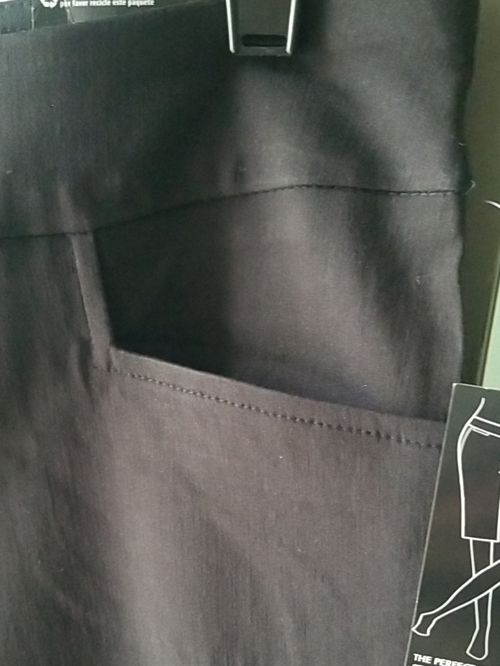 Womens Black Shorts - Picture 3 of 4